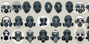 A variety of cbrn gas masks